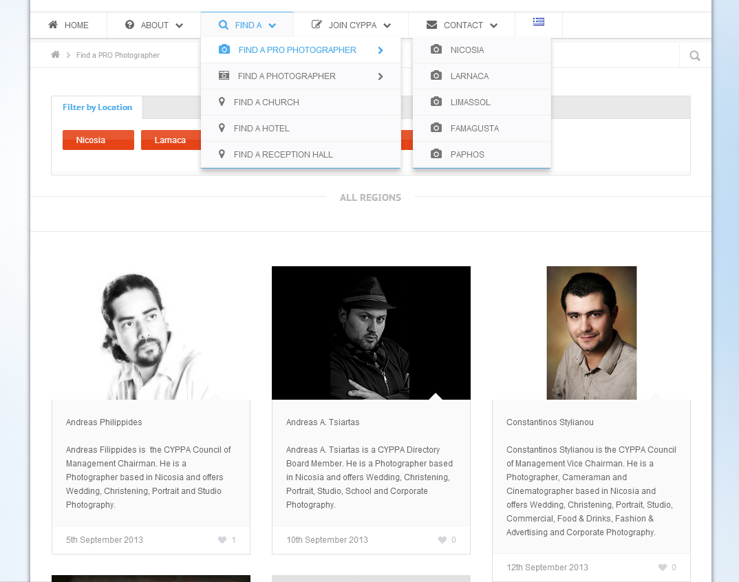 iCreate Web Design | Web Design | CYPPA Cyprus Professional Photographer Association