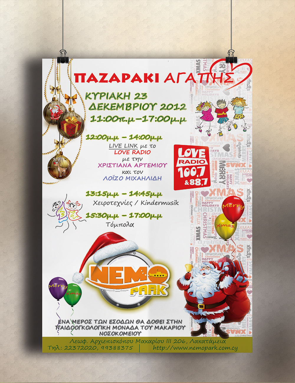 iCreate Web Design | Flyer | Front | Nemo Park