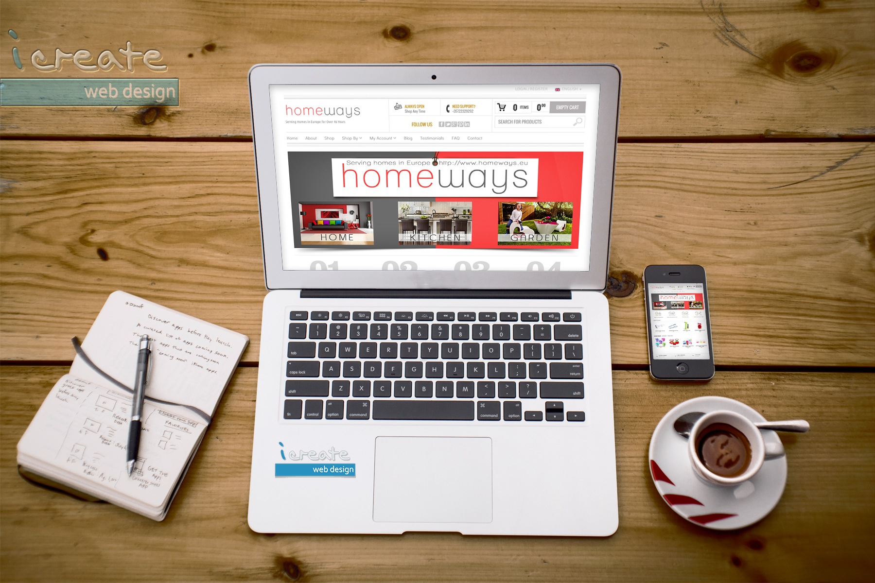 iCreate Web Design | Web Design & Branding | Homeways